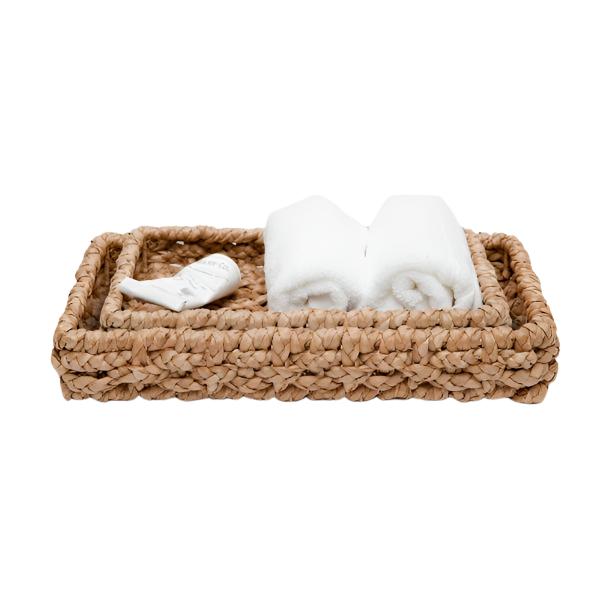 Destin Braided, Nested Trays, Set of 2