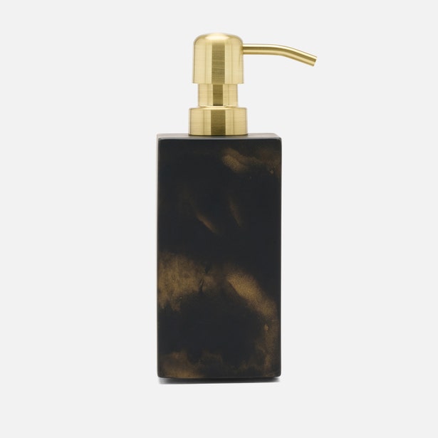 Duluth Black/Gold Square Soap Pump