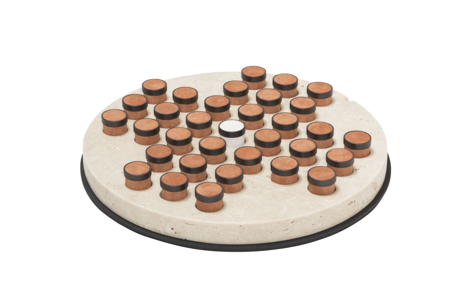 Tivoli Marble Round Solitaire Set