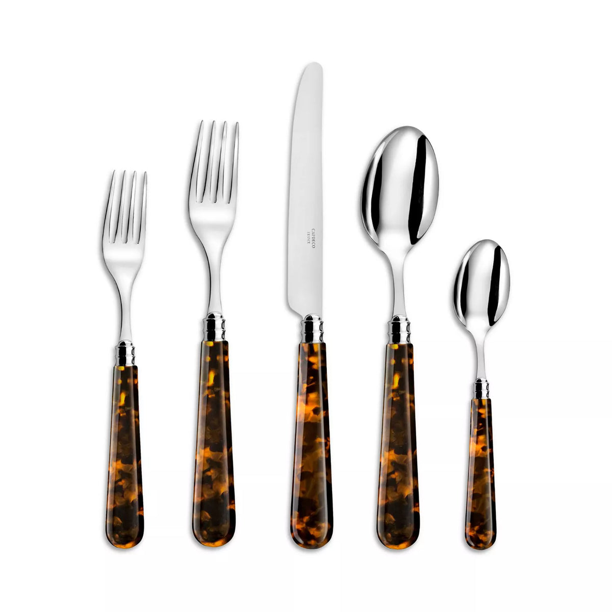 Altea Tortoise Handle Flatware 5 PCS