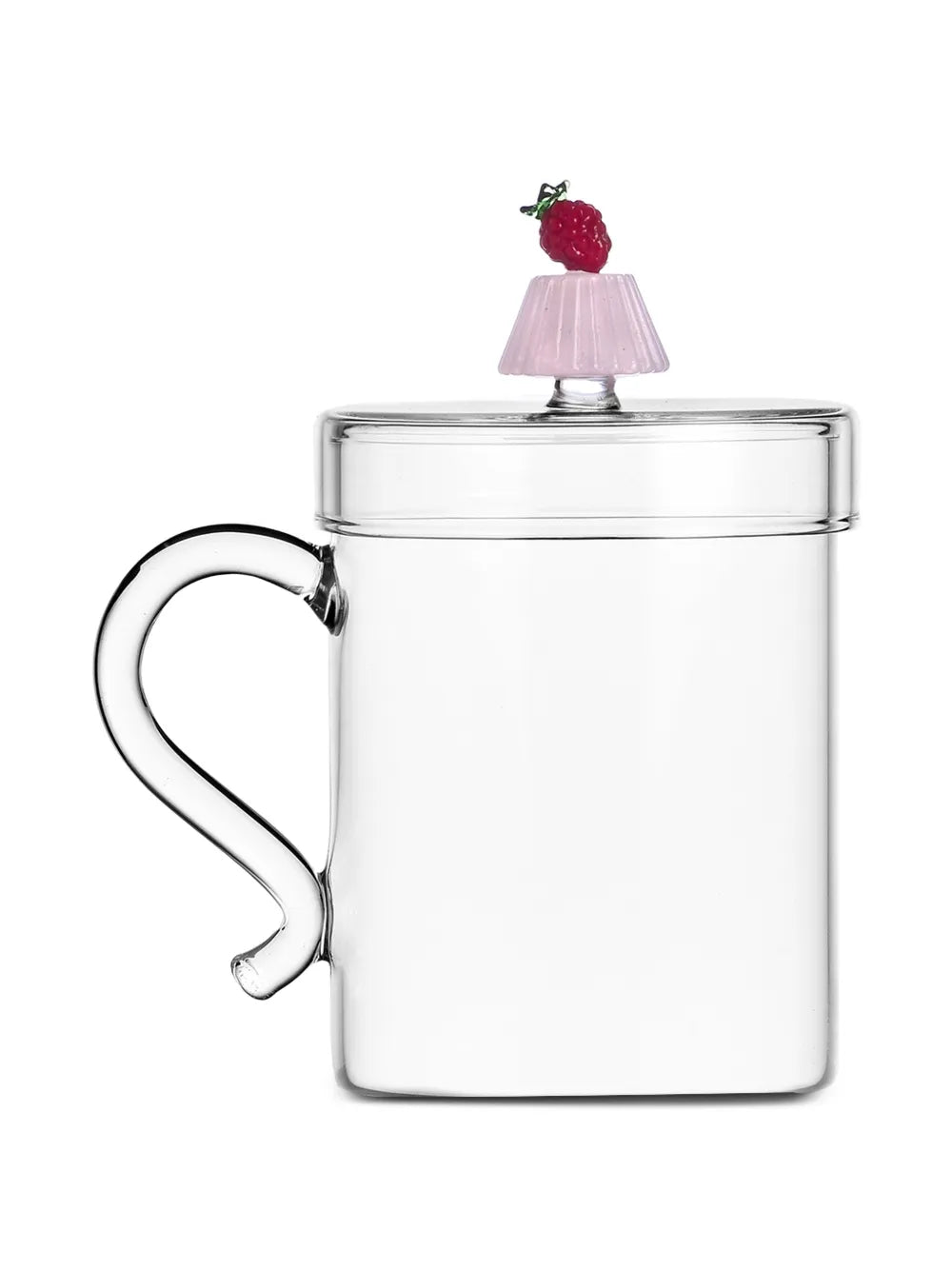 Patisserie Charlotte Raspberry Mug with Lid