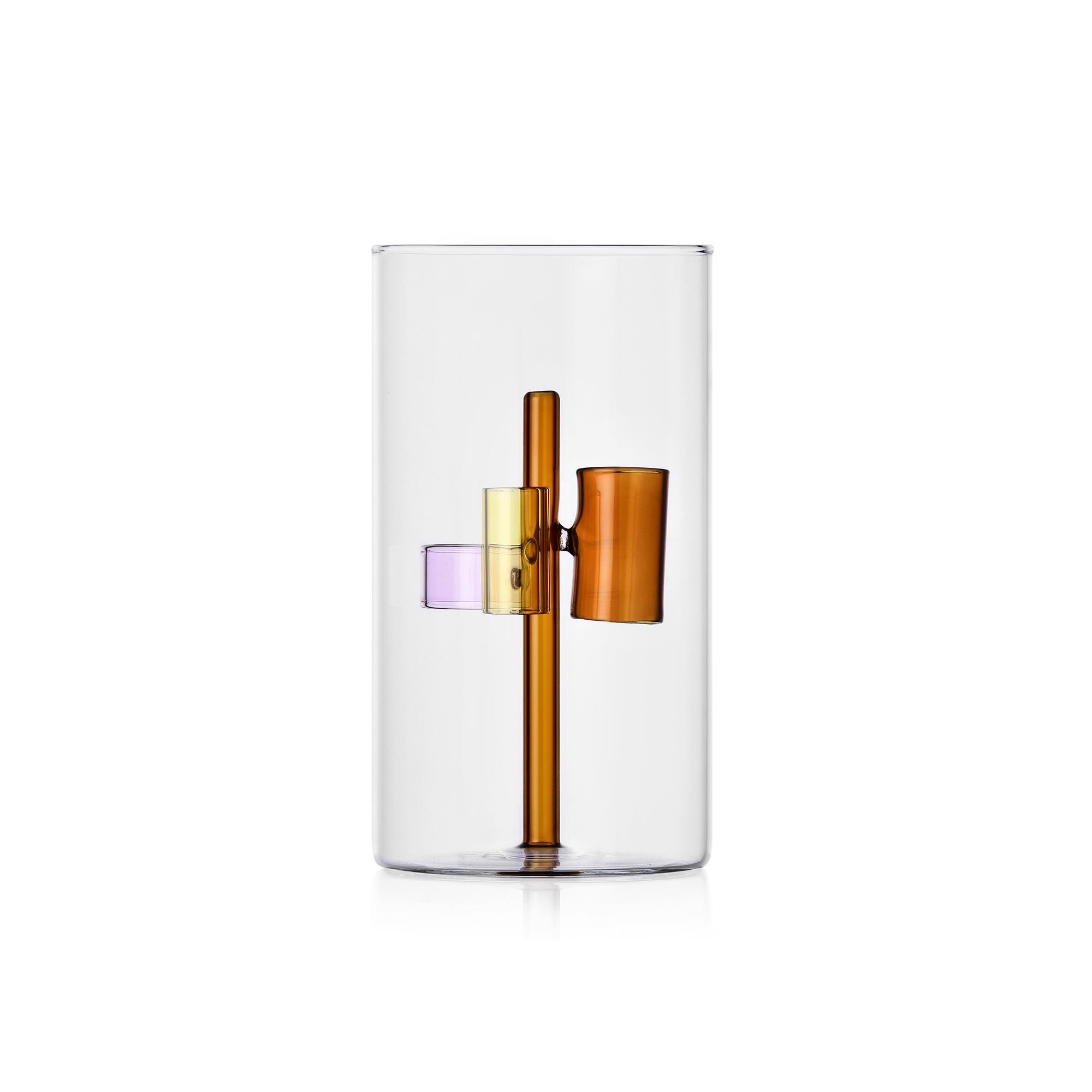Iris Amber Vase