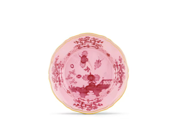 Oriente Italiano Dessert Plate with Gold Rim (Porpora)
