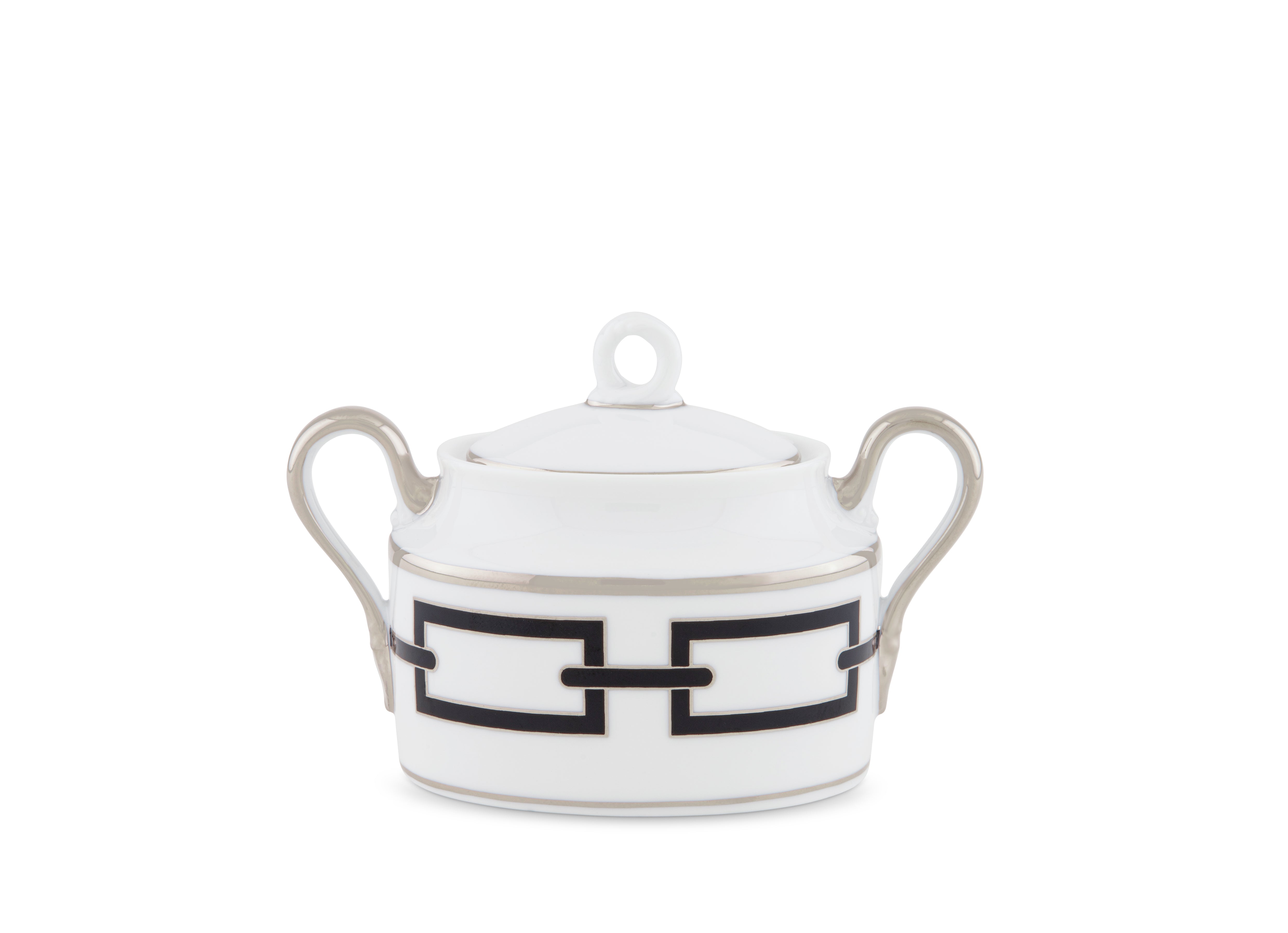 Catene Nero Sugar Bowl with Cover