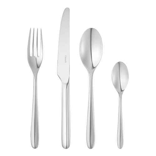 Essential Stainless Steel Flatware, Set for 6 (24 Pieces)