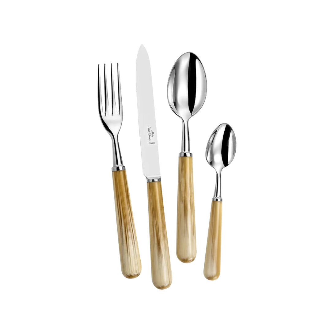 Basic Flatware, Blond Horn (5pcs)