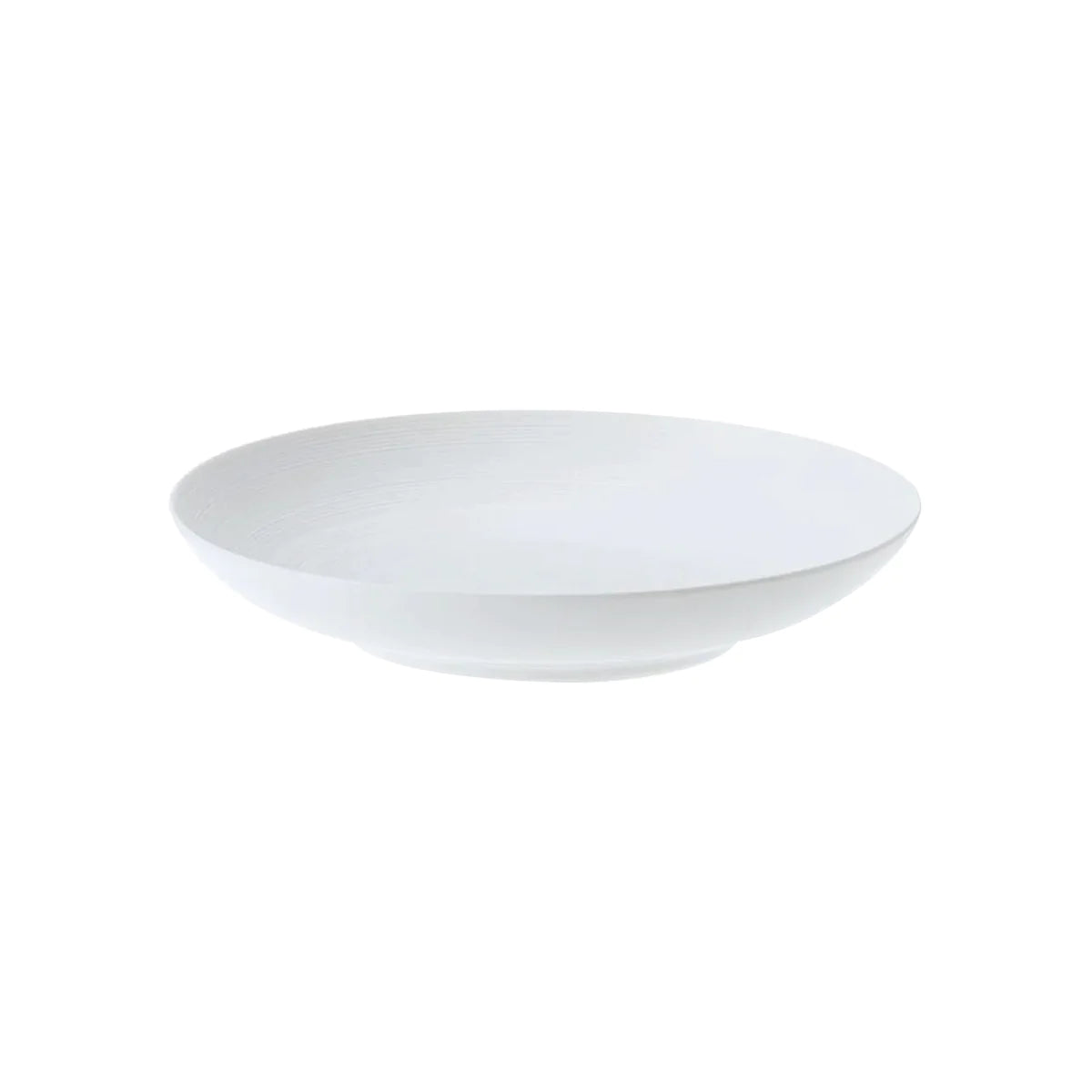 Hemisphere Pasta Plate, Satin White