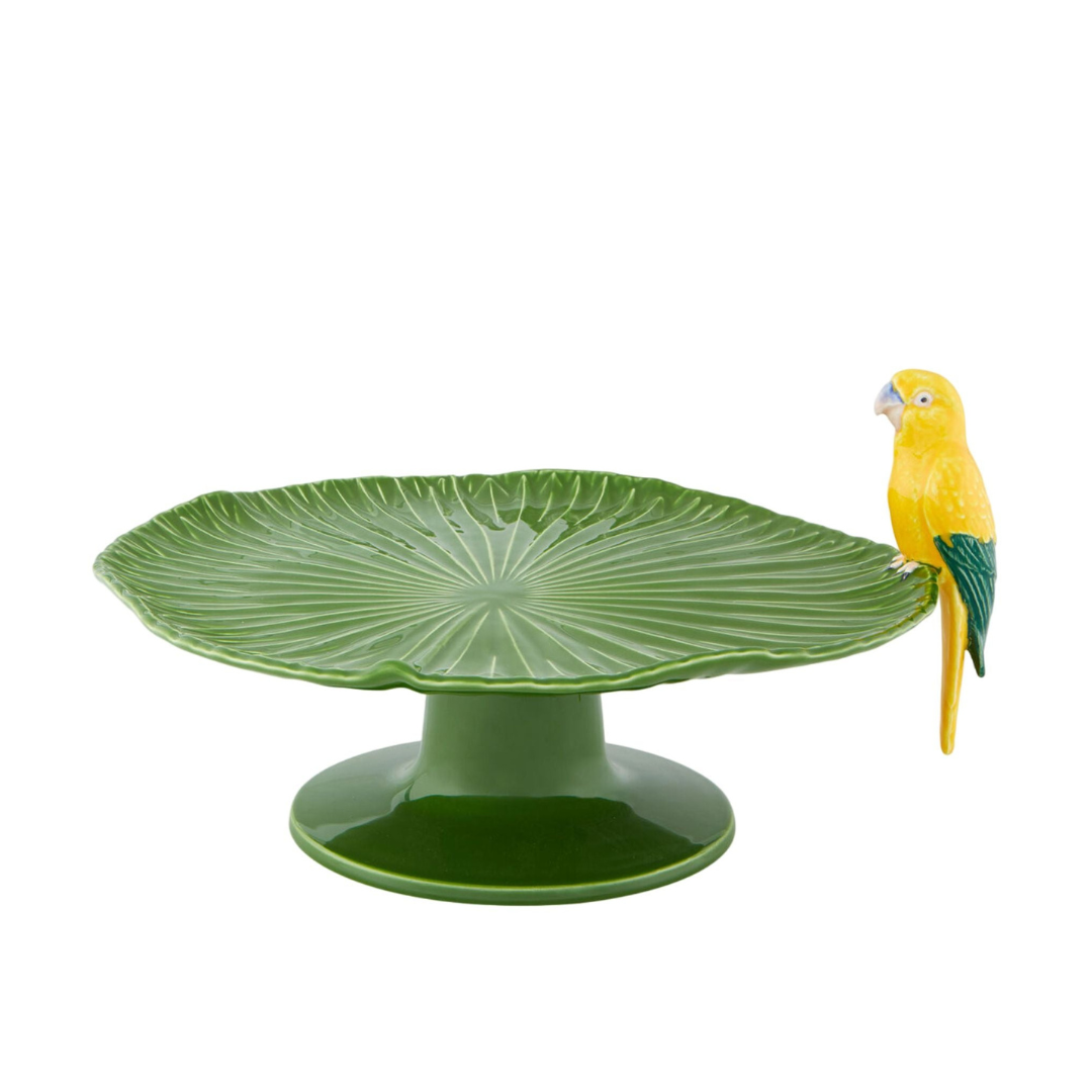 Amazonia Cake Stand with Macaw