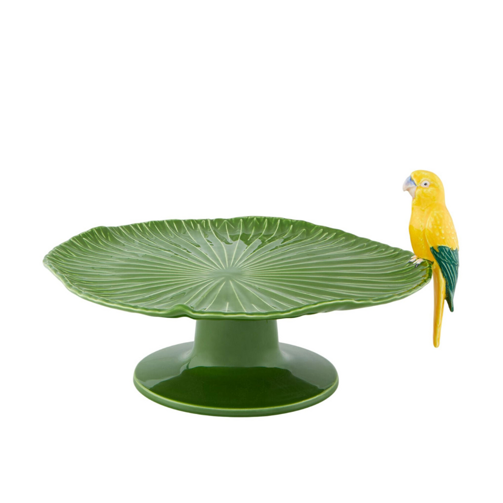 Amazonia Cake Stand with Macaw | Lakeview Home