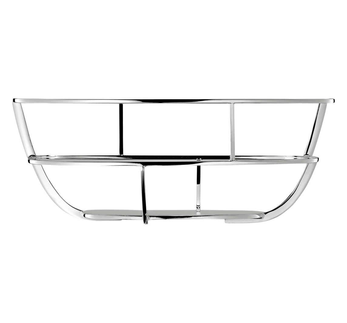 Silver TIme Bread Basket (Silver Plated) with Napkins