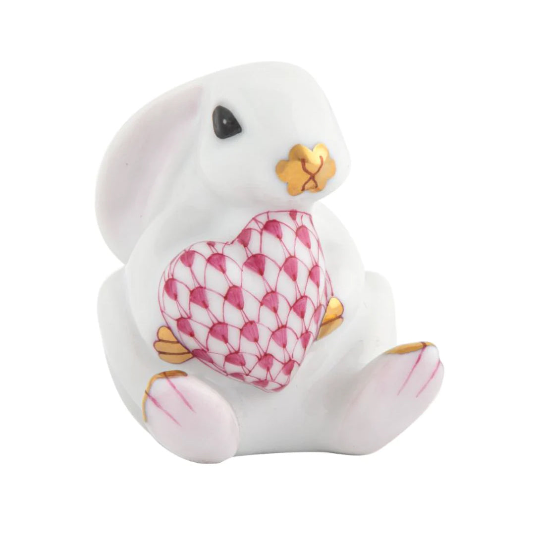 Bunny with Heart - Raspberry