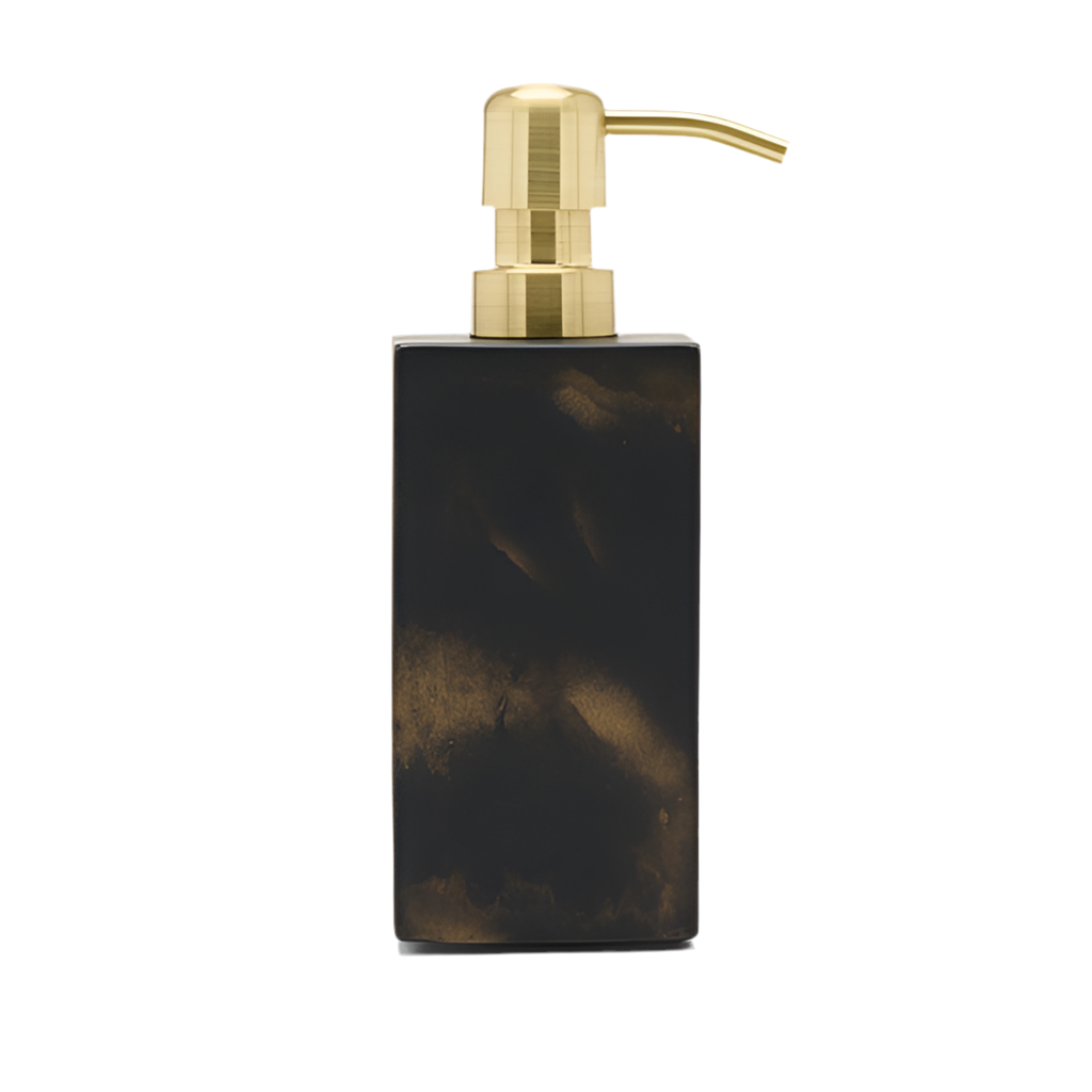 Duluth Black/Gold Square Soap Pump