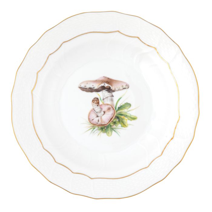 Mushroom Luncheon Plate Collection Motif 01