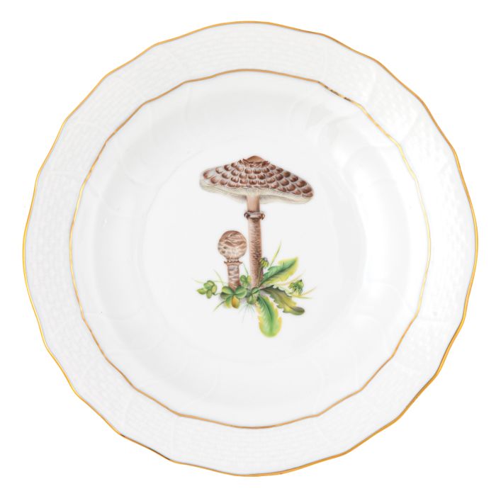 Mushroom Luncheon Plate Collection Motif 05