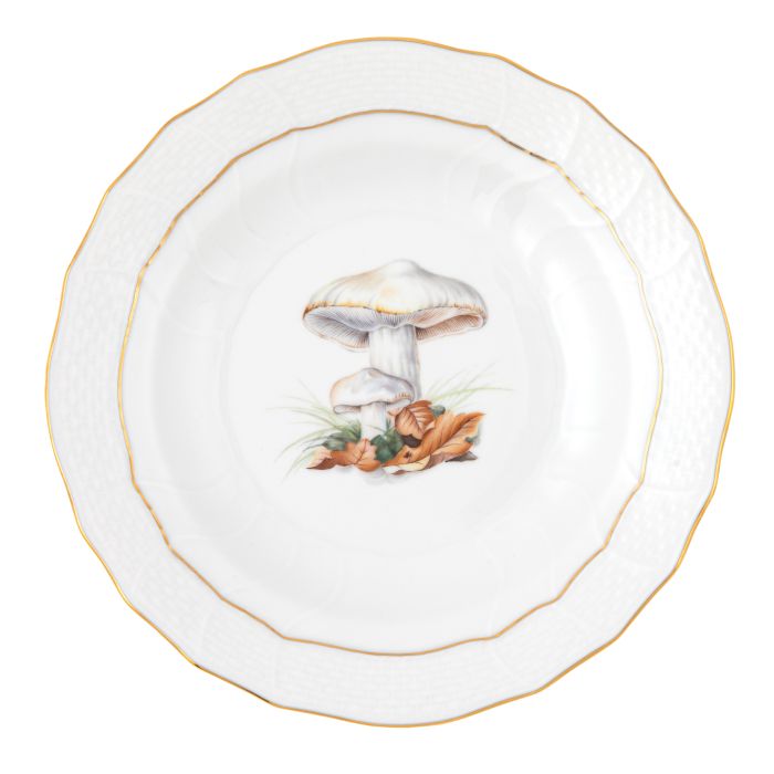 Mushroom Luncheon Plate Collection Motif 11