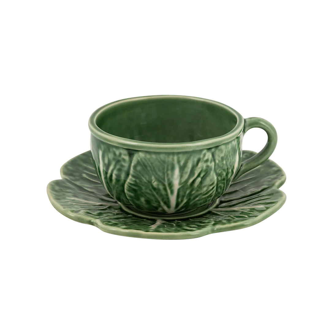 Cabbage Tea Cup & Saucer