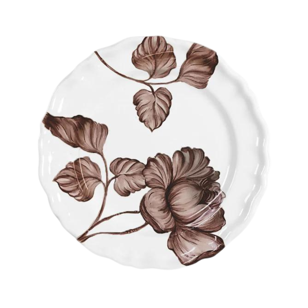 Camaieu Grande Dinner Plate, Chocolat