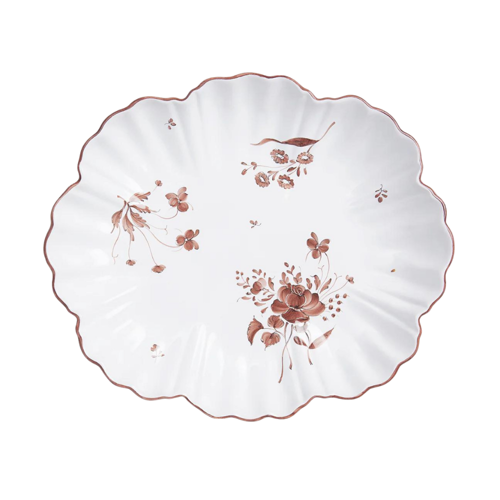 Camaieu Large Serving Platter, Chocolat