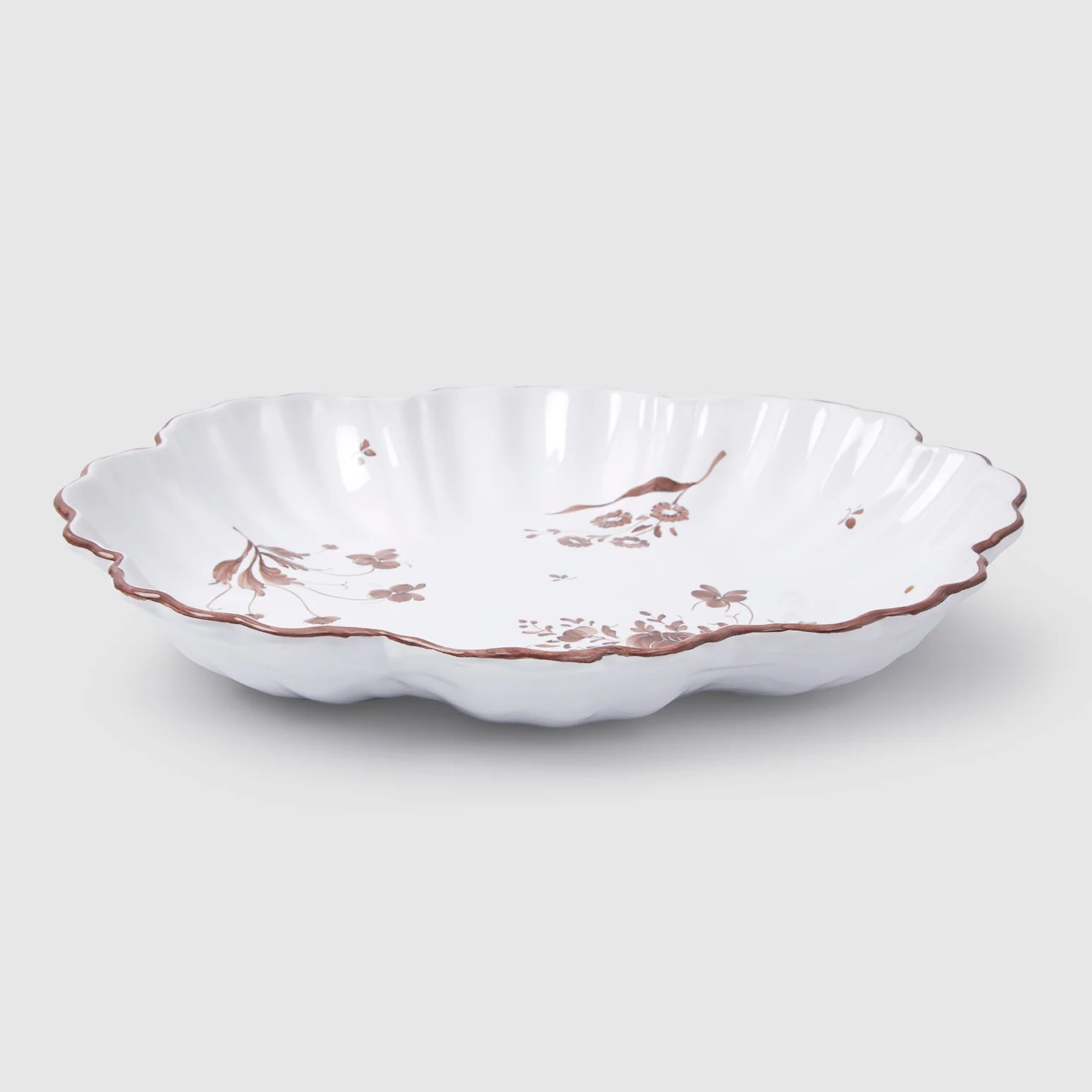 Camaieu Large Serving Platter, Chocolat