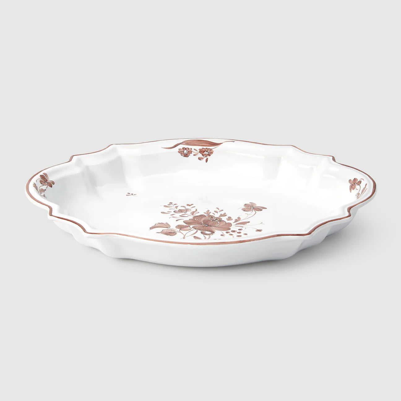 Camaieu Serving Dish, Chocolat