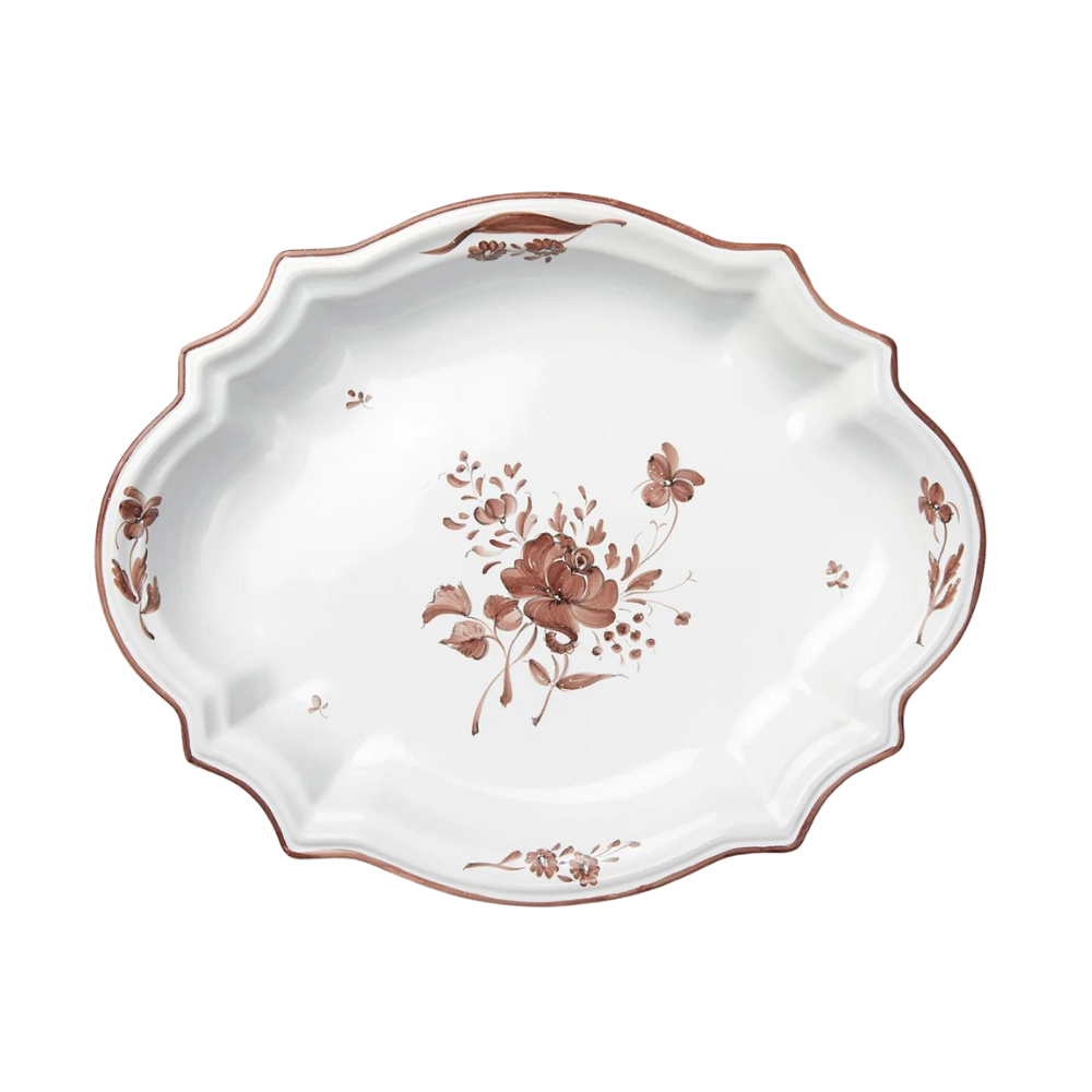 Camaieu Serving Dish, Chocolat