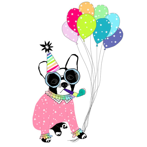 Birthday Frenchie Card