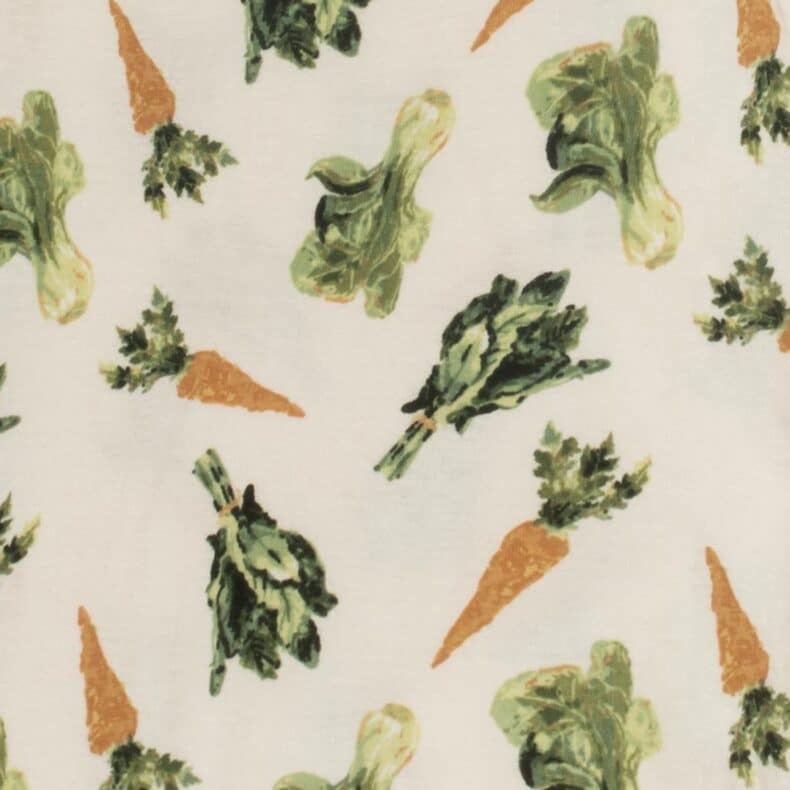 Fresh Veggies Organic Cotton Muslin Swaddle Blanket