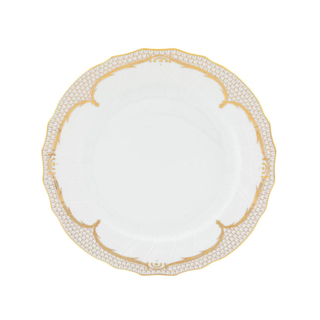 Golden Elegance Dinner Plate