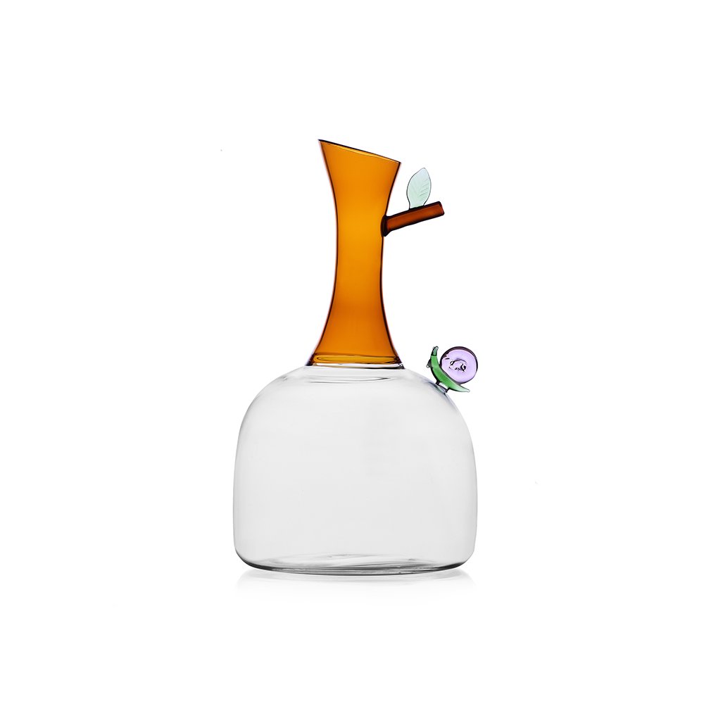 Fruits & Flowers Snail Decanter