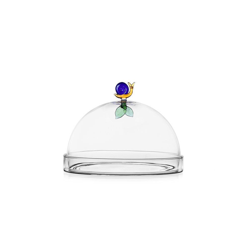 Animal Farm Optic Dome with Dish, Snail and Leaf