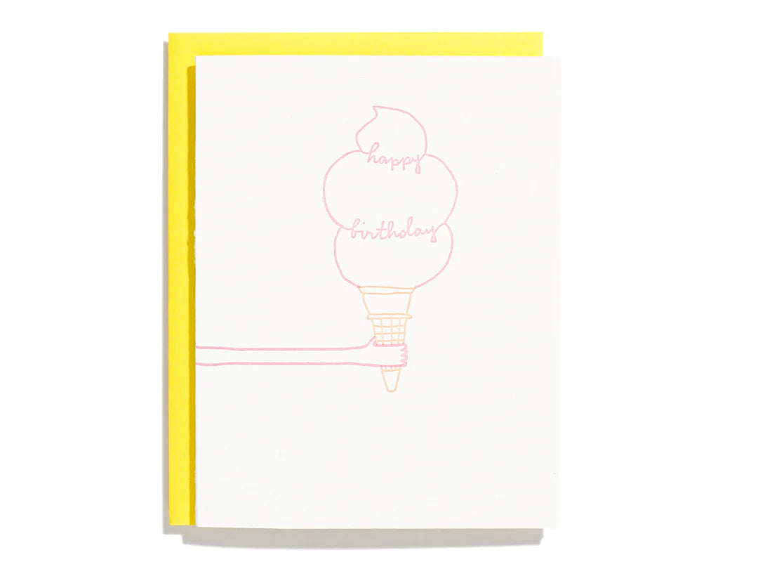 Ice Cream Birthday Card