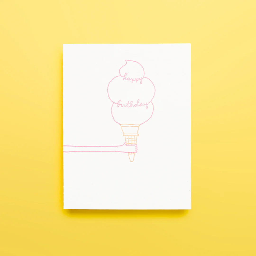 Ice Cream Birthday Card