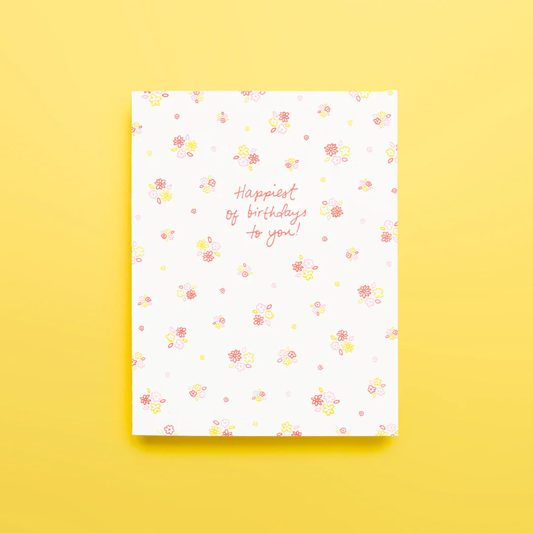 Ditsy Floral Birthday Card