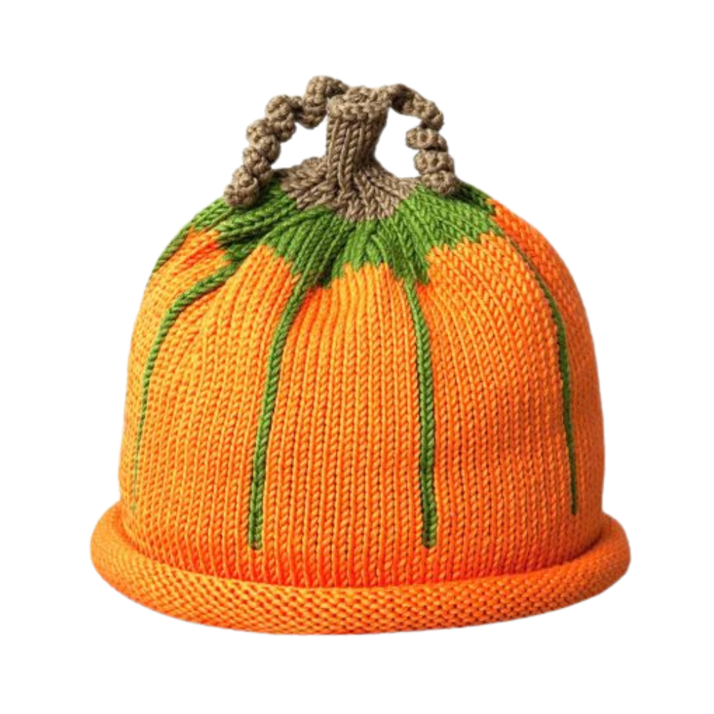 Pumpkin hat Margareta Horn Lakeview Home baby gifts baby clothes baby hat