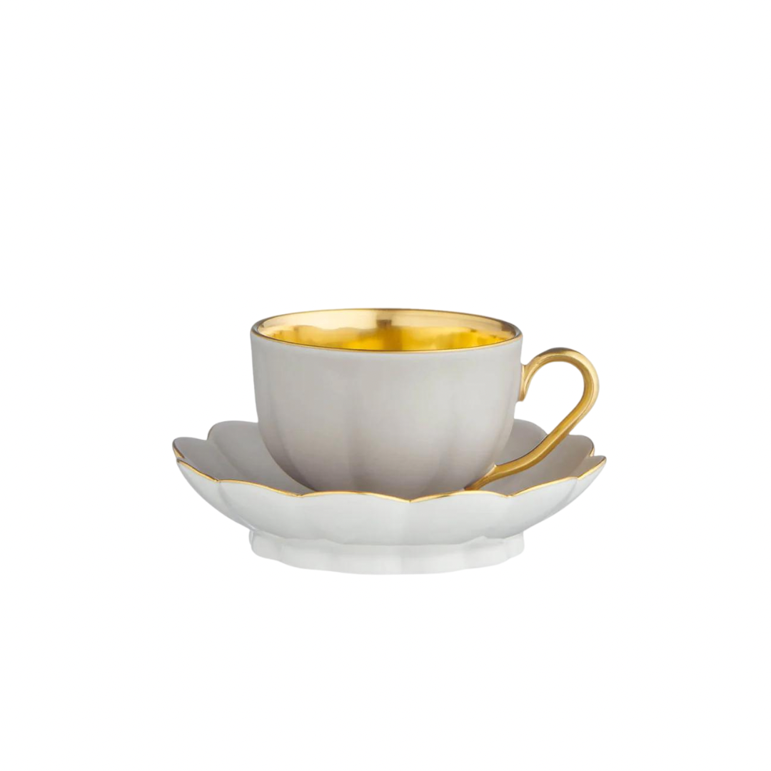 Melon Espresso Cup with Saucer