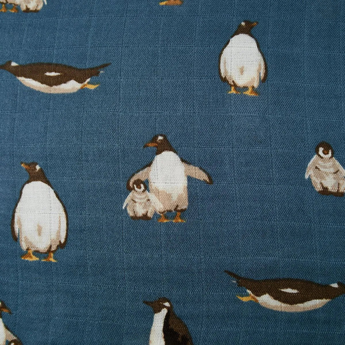 Penguins Bamboo Muslin Swaddle Blanket