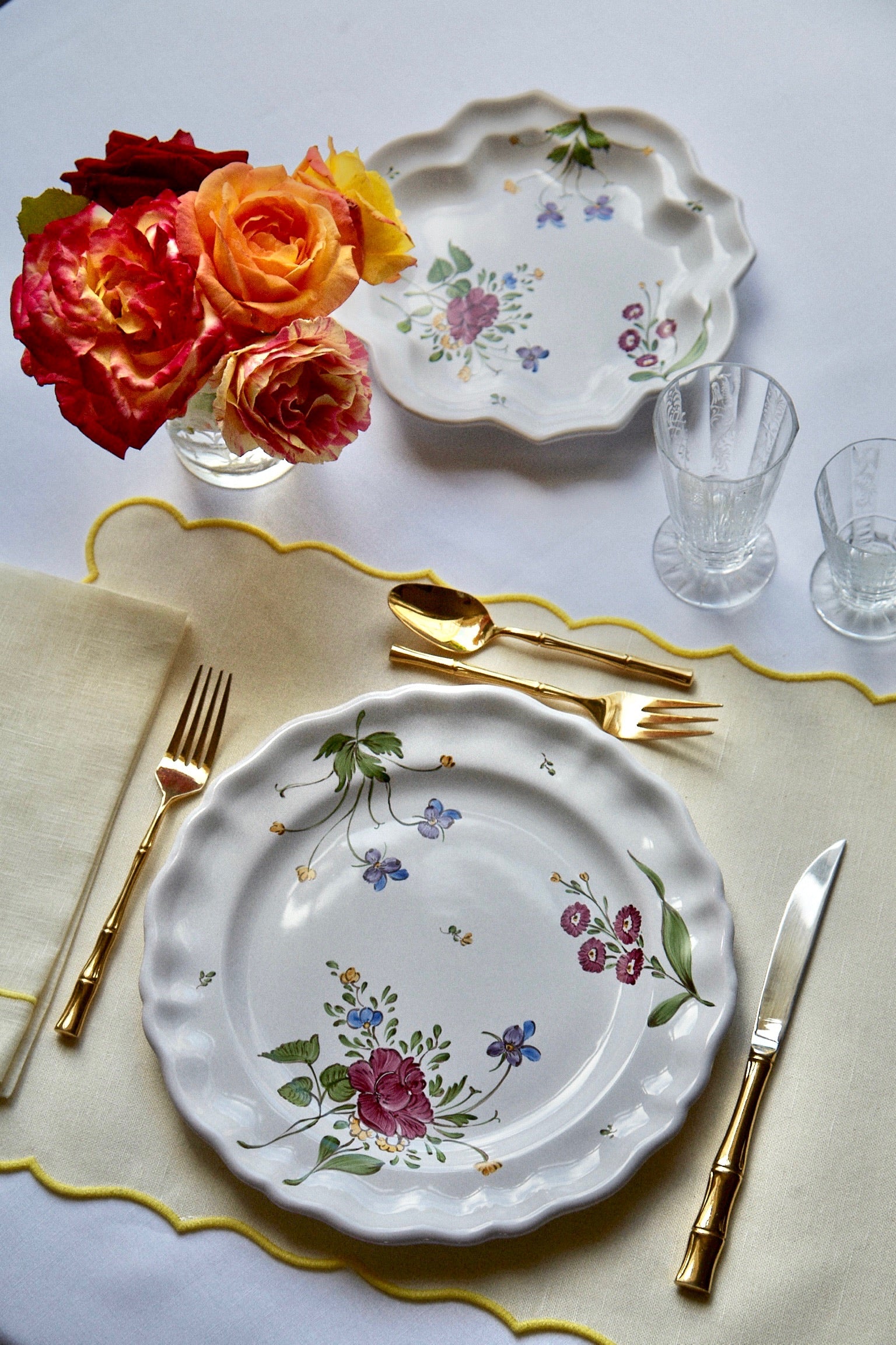 Picardie Dinner Plate, Florale