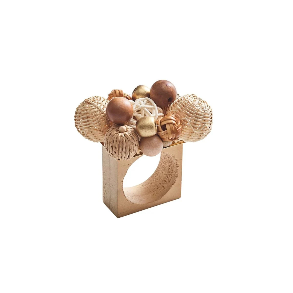 Java Napkin Ring (Set of 4)
