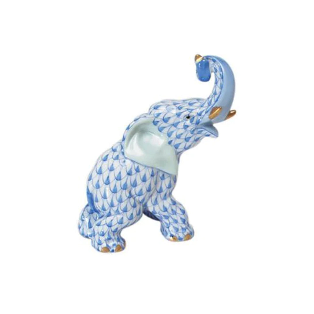 Joyful Elephant, Blue