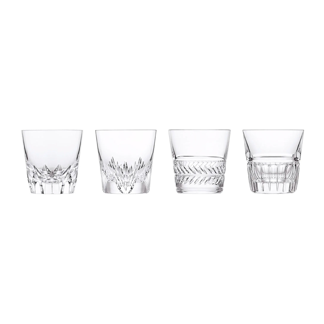 King's Gallery Old Fashioned Tumblers, Set of 4