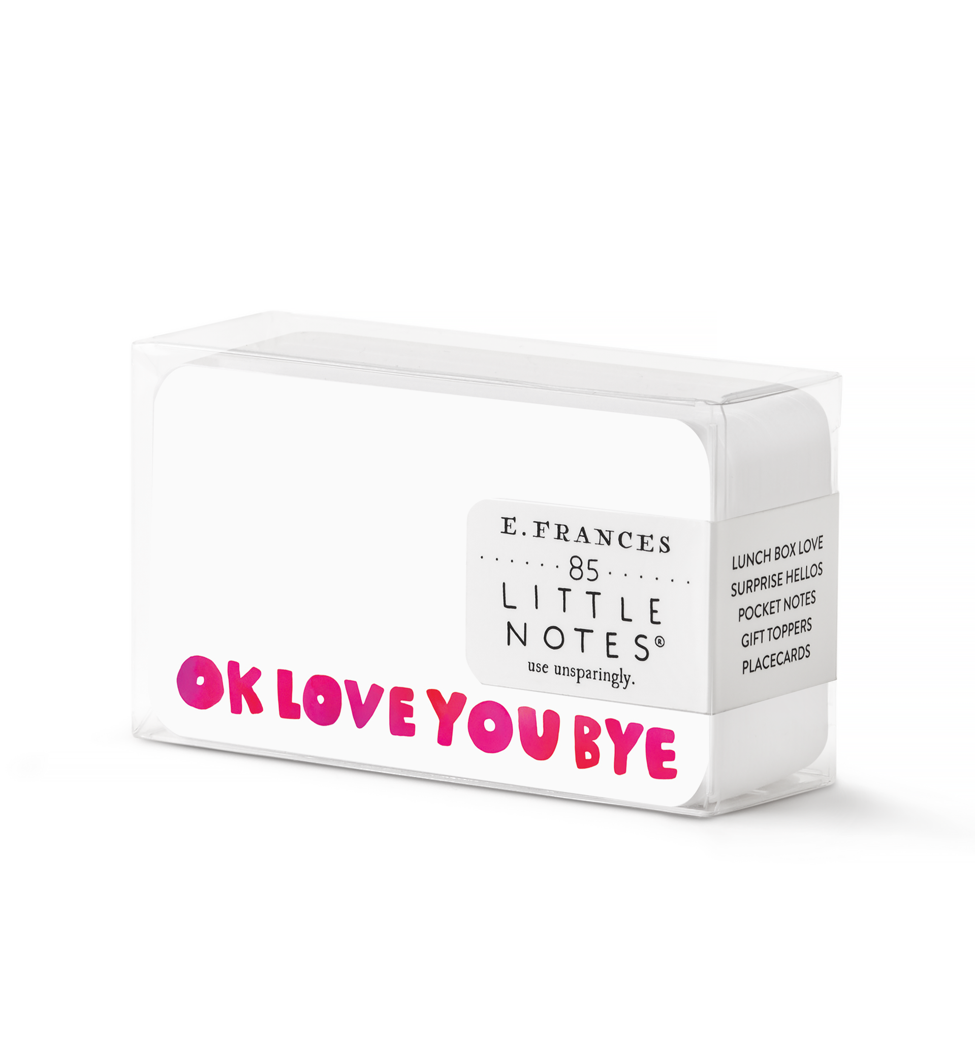 Okloveyoubye Little Notes Cards