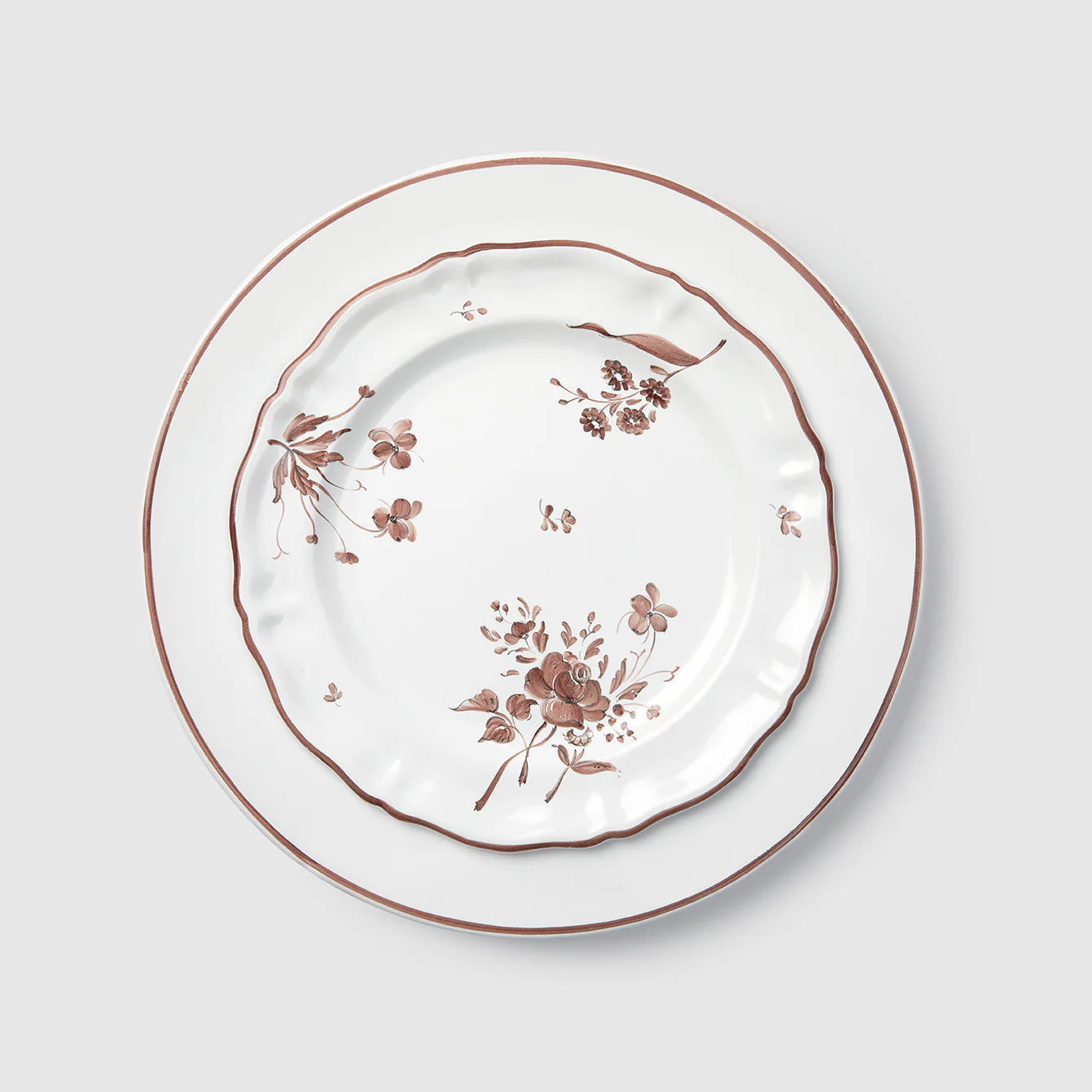 L'Horizon Charger Plate, Chocolat