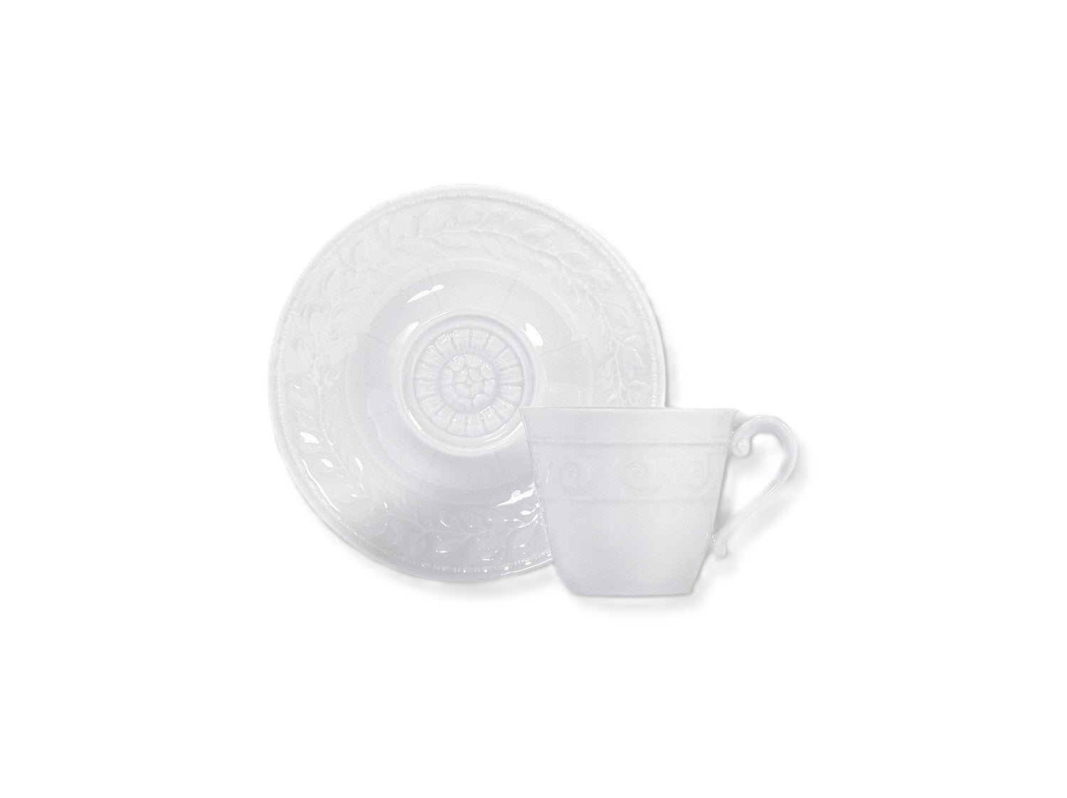 Louvre Espresso Cup and Saucer (Tall)