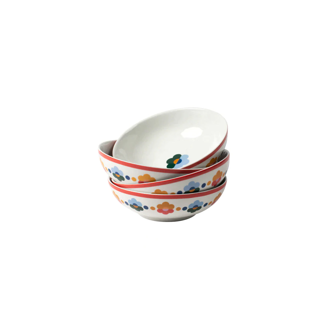 Floral Cereal Bowls (Set of 4)