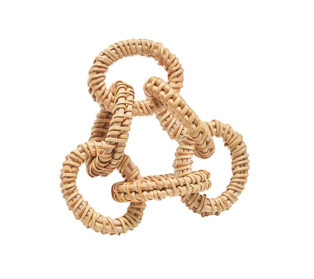 Rattan Link Napkin Ring (Set of 4)