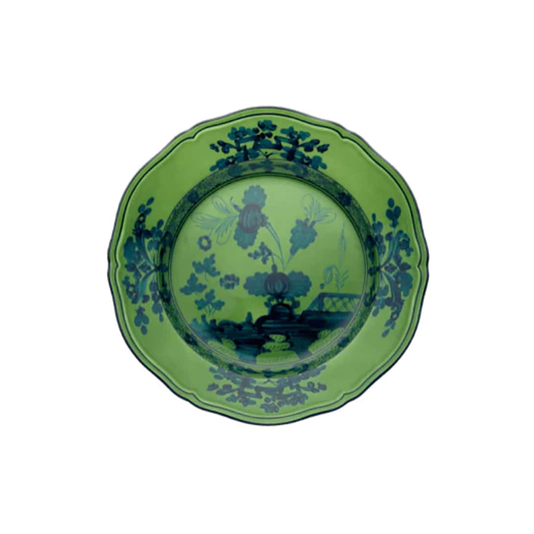 Oriente Italiano Dinner Plate, Malachite