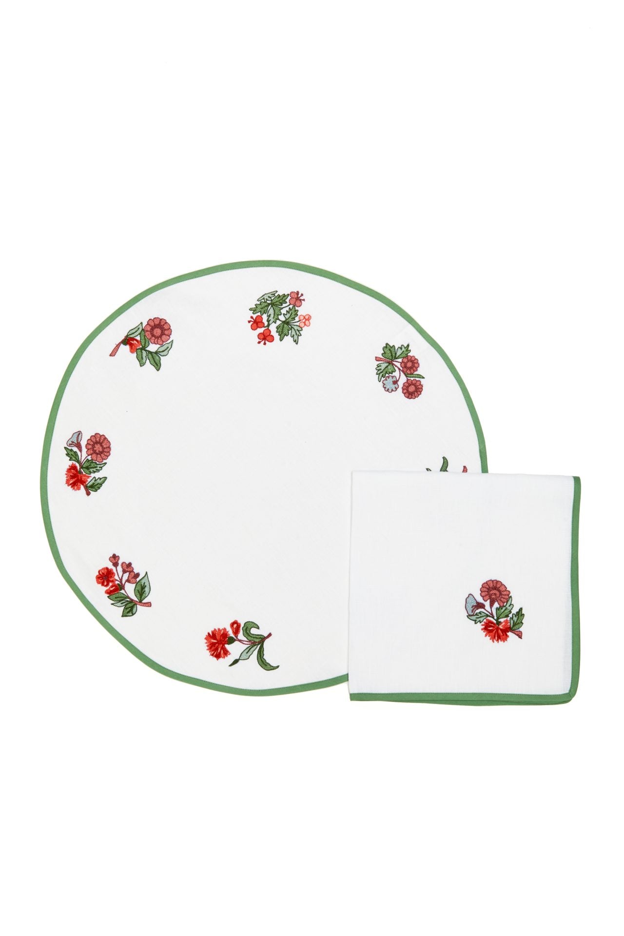 Herbarium Linen Placemat and Napkin Set