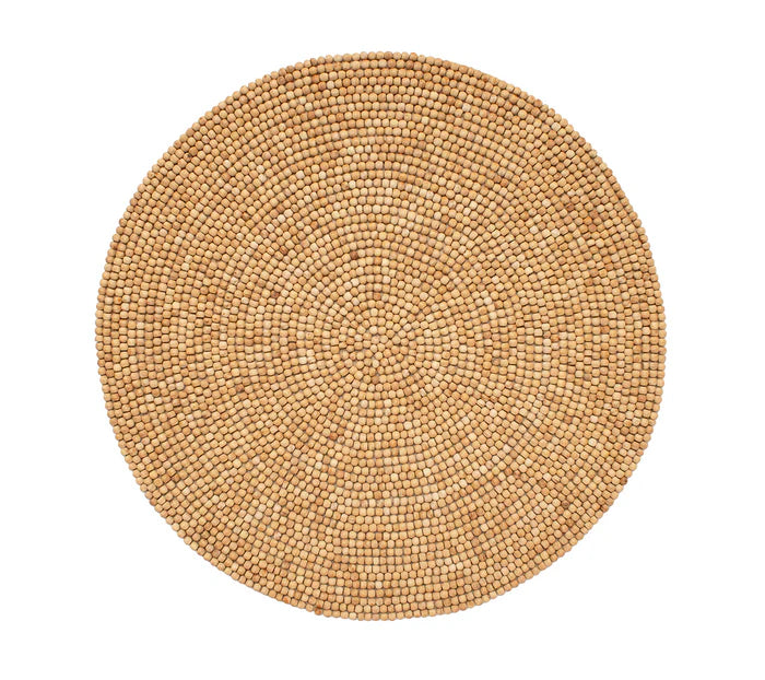 Wood Bead Placemat