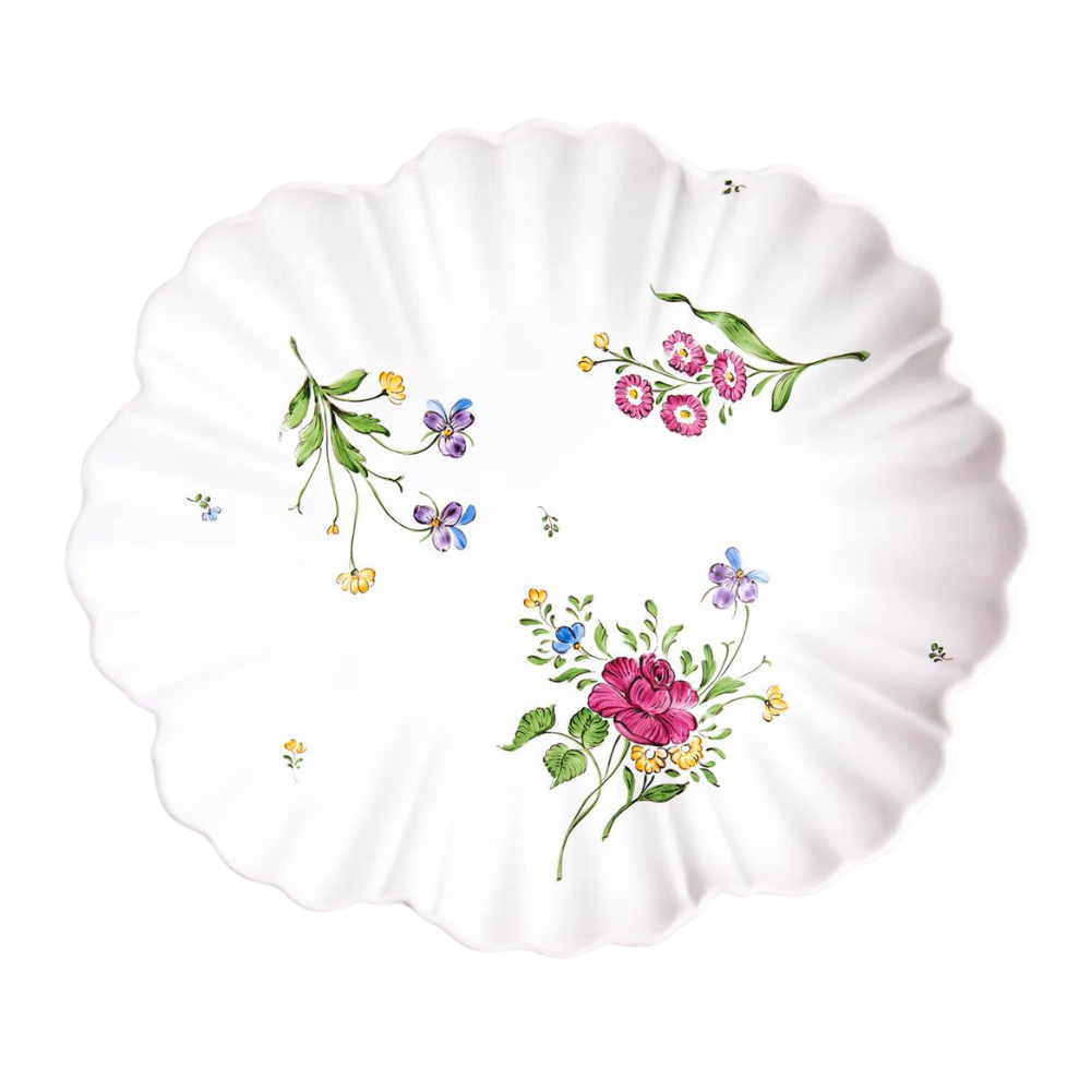 Picardie Large Serving Platter, Florale