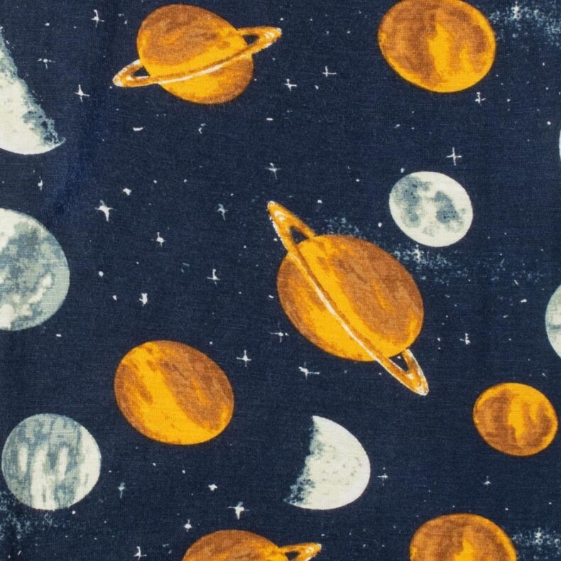 Planets Bamboo Muslin Swaddle Blanket